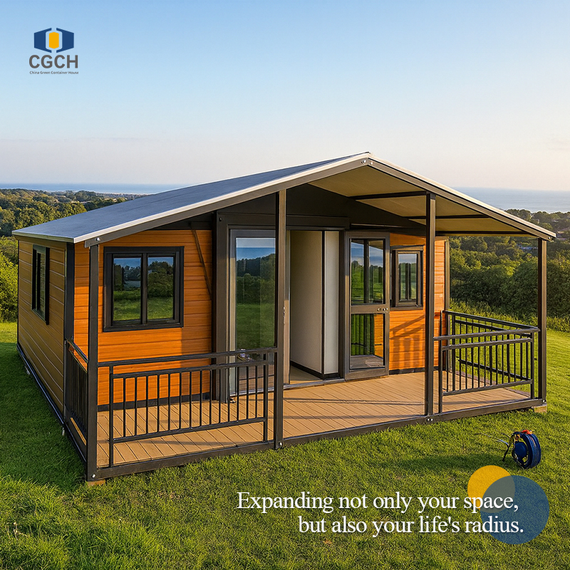 All-in-one expandable container house | 72㎡ maximum space + 12-level wind resistance + 25-year warranty